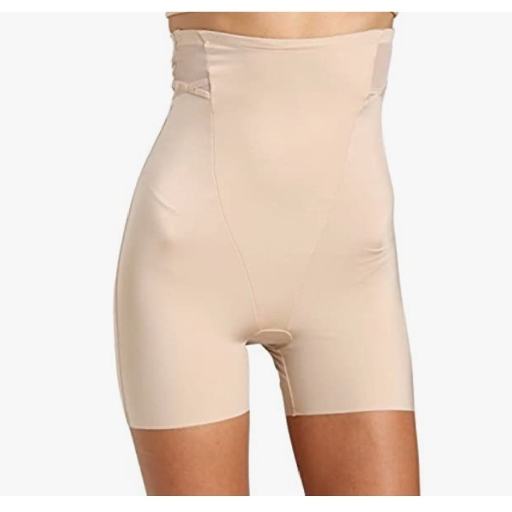 Spanx Hi waist girl nude short Size Large